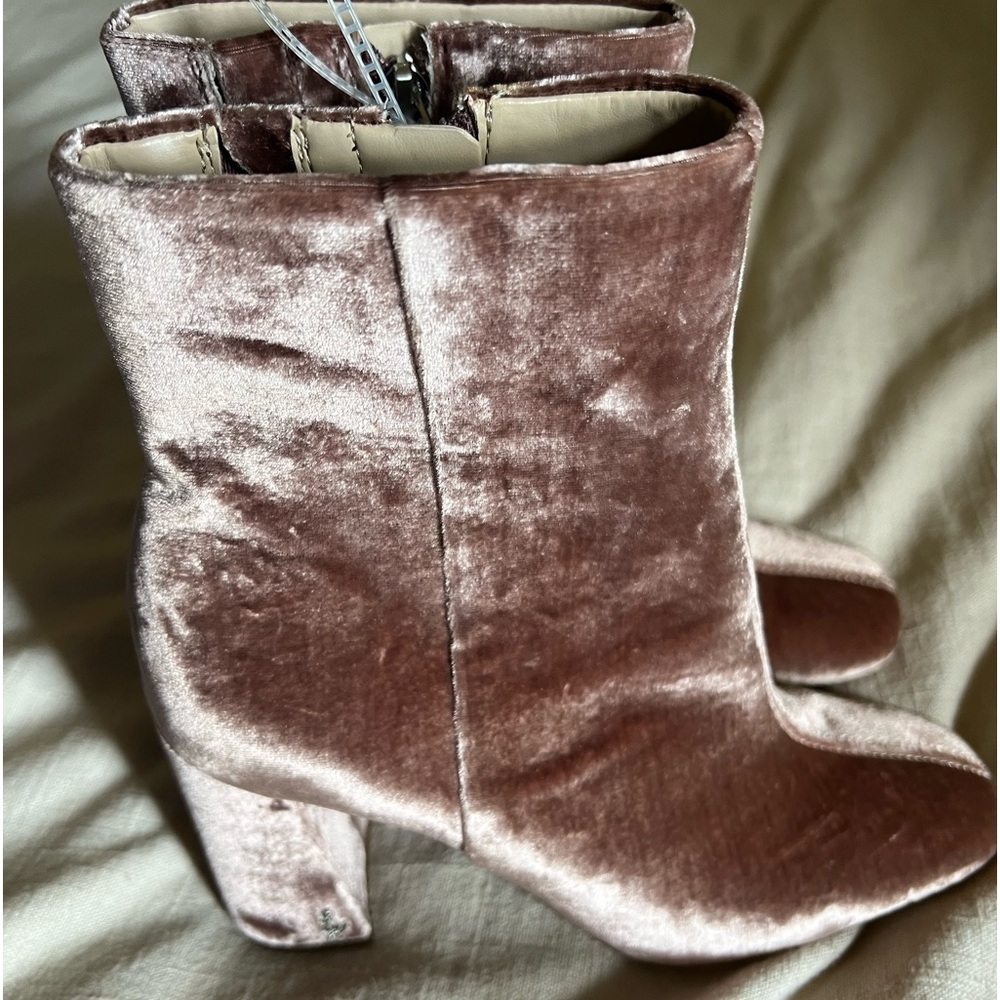 Velvet booties by Sam Edelman